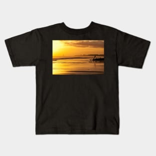 December Sunrise over The North Sea Kids T-Shirt